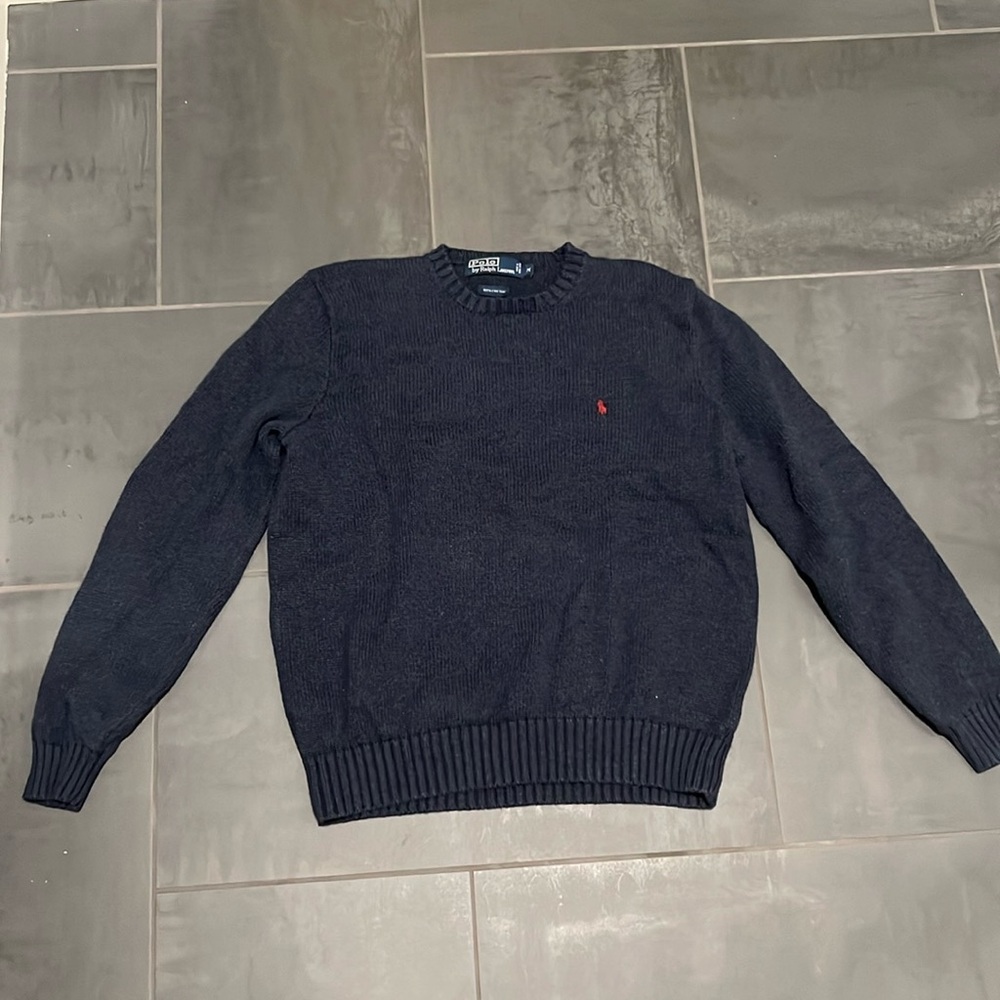 Ralph Lauren, Navy Blue, Medium sized, sweater